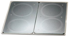 Zestaw 2 szklanych płyt na kuchenkę Wenko Transparent