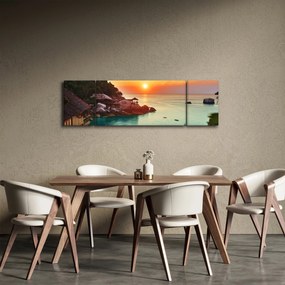 Obraz pięknej plaży (170x50 cm)