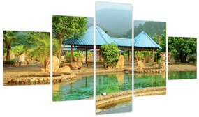 Obraz - Shanghai hotel park (125x70 cm)
