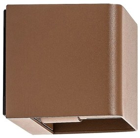Rabalux 77169 zewnętrzna lampa ścienna LEDHallstatt, 10 W, brązowa