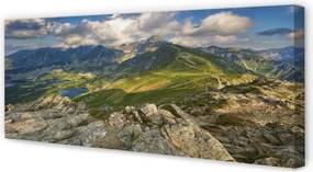 Fotoobraz na płótnie Góry i Jezioro