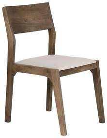 Eglo 424959 - Krzesło do jadalni CALAMBA 84x55 cm brązowe/kremowe