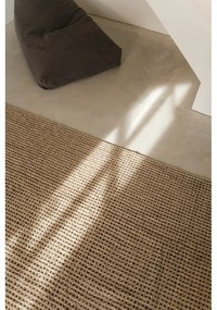 Wełniany chodnik odpowiedni do prania/tkany ręcznie w kolorze khaki 80x230 cm Unexpected Wool – Lorena Canals