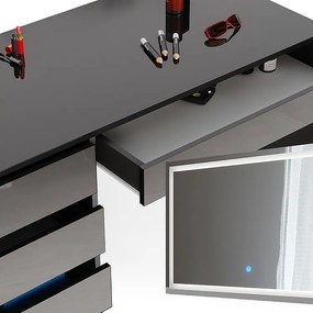 Stół Madalitional antracyt 120x55x75 sherry