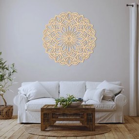 Drewniana dekoracja ścienna mandala | PETALUM