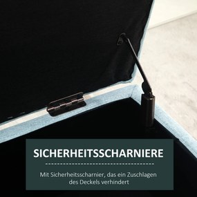 HOMCOM ławka tapicerowana pikowana 110 cm do przedpokoju sypialni salonu | Aosom PL