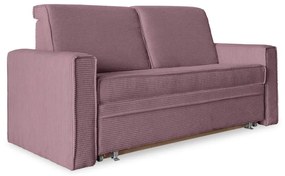 Różowa rozkładana sofa 168 cm Lucky Lucy – Miuform