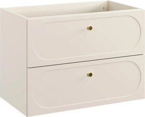 Szafka pod umywalkę DONNA SAND 2S 80cm beż piaskowy COMAD