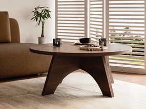 Stolik kawowy okrągły BELL  Ø68 cm Dąb Czekoladowy