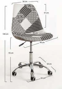 Pakiet 4 krzese Neo Patchwork
