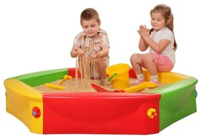 Plastikowa piaskownica dla dzieci, śr. 120 cm