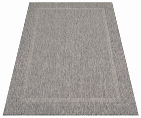 Dywan zewnętrzny Relax ramka szary 280 cm x 370 cm