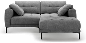 Szary narożnik (prawostronny/z szezlongiem) Bemy – Micadoni