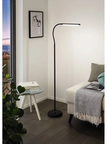 Czarna lampa stojąca LED (wysokość 130 cm) LAROA – EGLO