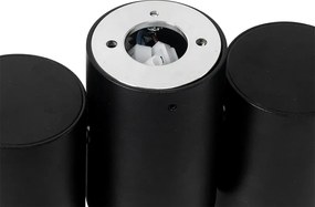 Designerski reflektor czarny 2-światłowy regulowany - Michael