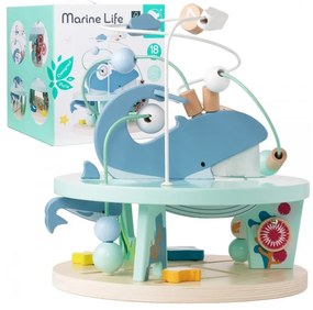 Classic world drewniany edukacyjny labirynt przeplatanka życie morskie 18m+