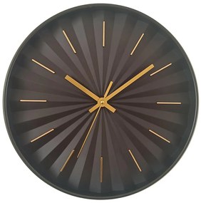 Globo B992533 - Zegar ścienny o średnicy 30,5 cm, 1xAA, czarny