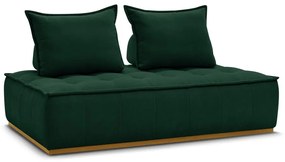 Ciemnozielona sofa z materiału bouclé 175 cm Elisa – Bobochic Paris