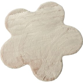 Dywan Flower Beige, śr. 90 cm