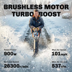 Outsunny laubgebläse kleiner outdoor sauger klein garten staubsauger akku-laubsauger elektrisch bläser akkulaubbläser laubpüster gartenföhn laubföhn akkubläser püsterich | Aosom PL