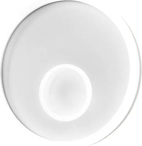 Kinkiet LED Melania, 50 W, biały, 2260 lm, światło naturalne 4000 K, satynowane aluminium i metakrylan, IP20, nowoczesny design, średnica 50 cm