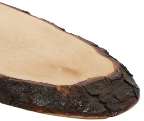 Ozdobna duża deska do serwowania potraw z olchy, deska dekoracyjna, deska kuchenna, półmisek, akcesoria kuchenne, 35 cm, KESPER