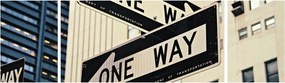 Obraz - New York ONE WAY (170x50 cm)