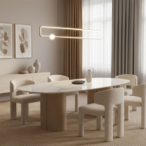 LAMPA SUFITOWA WISZĄCA LED G123-CP CZARNA