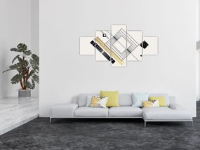 Obraz - Kształty geometryczne N⁰6 (125x70 cm)
