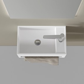 Umywalka ścienna z odlewu mineralnego PB2077