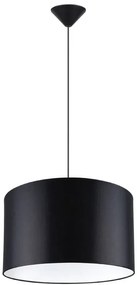 Czarna minimalistyczna lampa z abażurem - 3X A654 G3-D34
