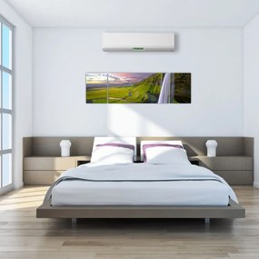 Obraz wodospadów (170x50 cm)