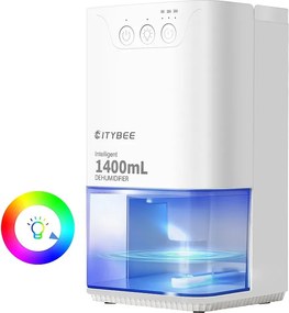 Osuszacz powietrza NETTLIFE 1400 ml z timerem i temperaturą pokojową (biały)