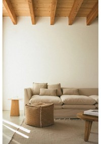 Worek do siedzenia w kolorze ochry Handloom – Lorena Canals
