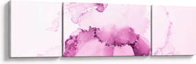 Obraz - Różowy wystrój (170x50 cm)