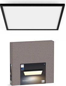 Philips - Ściemnialna oprawa sufitowa LED Hue AURELLE LED/39W/230V 60x60 cm czarna