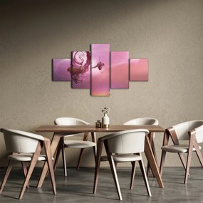 Obraz - Wróżka na pływającej wyspie (125x70 cm)