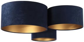 Granatowo-złoty plafon w stylu glamour - EXX49-Agida