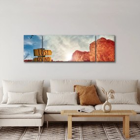 Obraz wskaźnika z napisem (170x50 cm)