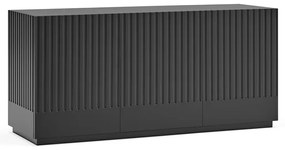 Czarny kredens Teulat Doric, szer. 150 cm