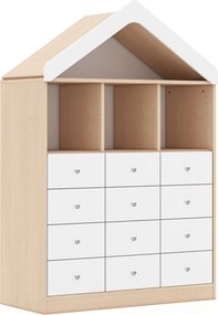 Regał szkolny domek Blox BASE 110 index 3PP-3R-8SB-4SS-D
