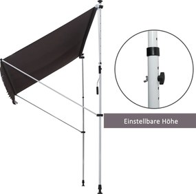 Outsunny Markiza Markiza przegubowa