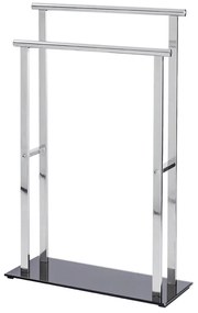WENKO 22089100 – Wieszak LAVA 52x81,5 cm stal nierdzewna/srebrny/czarny