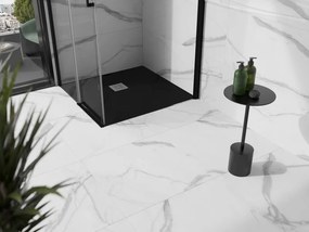 Mexen Stone+ brodzik kompozytowy kwadratowy 80 x 80 cm, czarny - 44708080