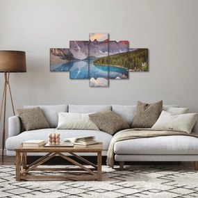 Obraz - Górski krajobraz Kanady (125x70 cm)