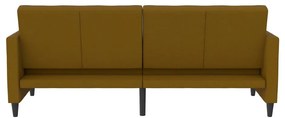 Żółta rozkładana sofa 86 cm Celine – Støraa