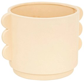 Ceramiczna osłonka na doniczkę WAVY BLISS, 18 cm