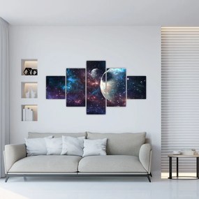 Obraz kosmosu (125x70 cm)