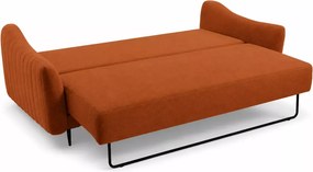 Kanapa Arvella – elegancka sofa 3-osobowa z funkcją spania i pojemnikiem na pościel, dostępna w 6 kolorach tkanin
