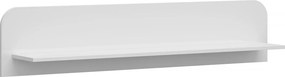 Biała minimalistyczna półka ścienna 140 cm H6-T44